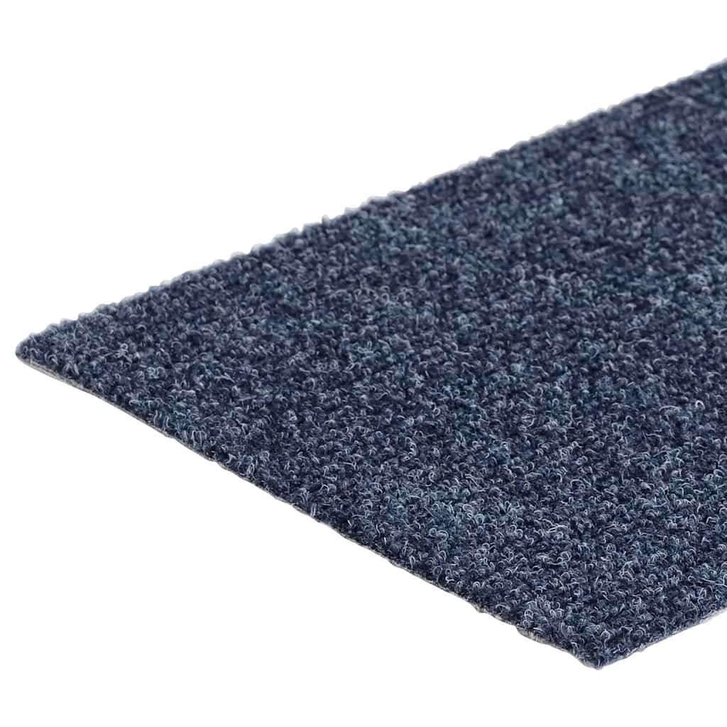 Prostirke za stepenice samoljepljive 30 kom 76x20 cm sivo plave pravokutne