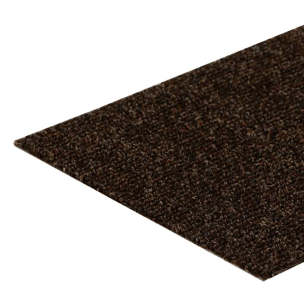 Prostirke za stepenice samoljepljive 30 kom 76x20 cm smeđe pravokutne