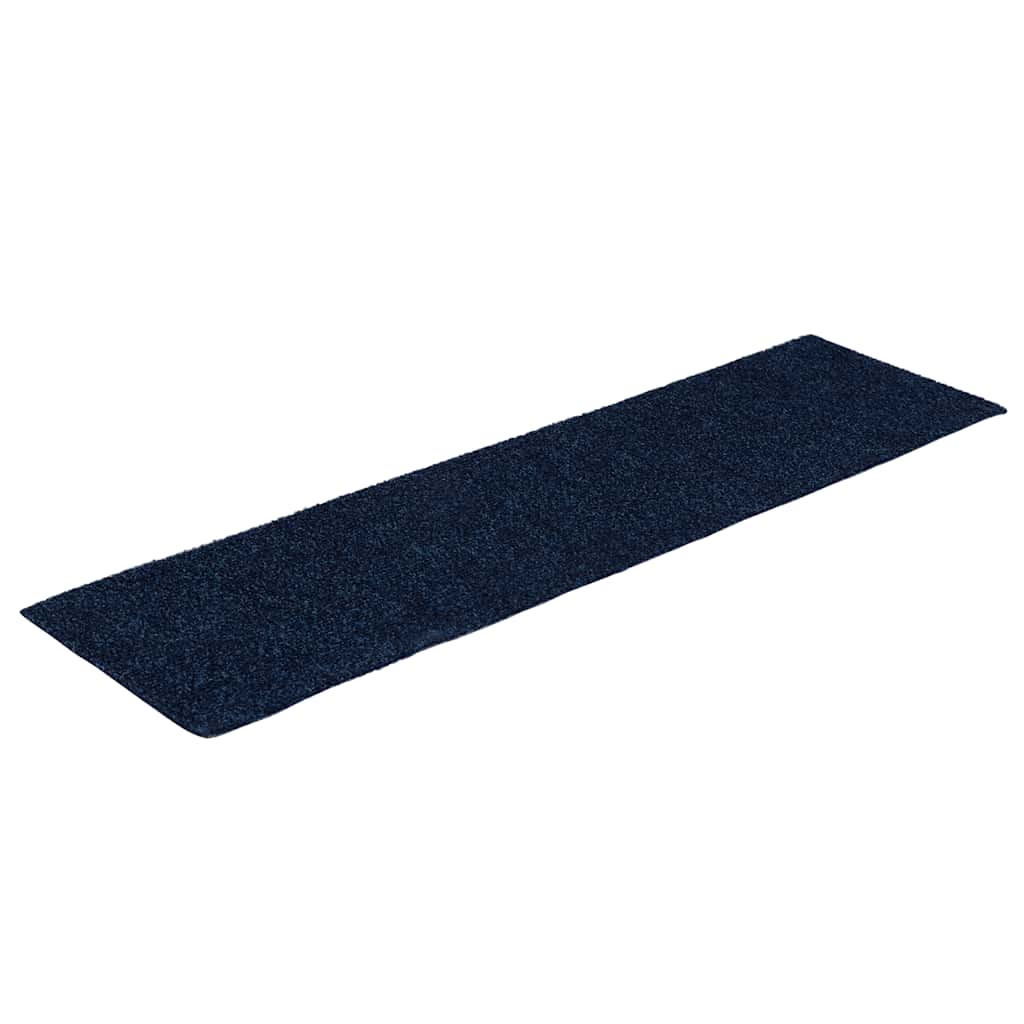 Prostirke za stepenice samoljepljive 30 kom 76x20 cm tamnoplave pravokutne