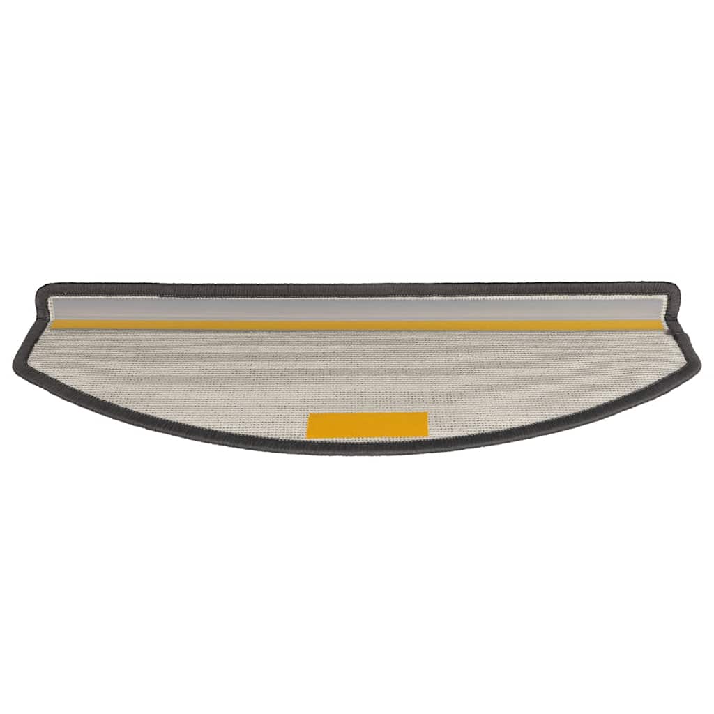 Prostirke za stepenice 30 kom 65x24x4 cm tamno sive poluokrugle velike