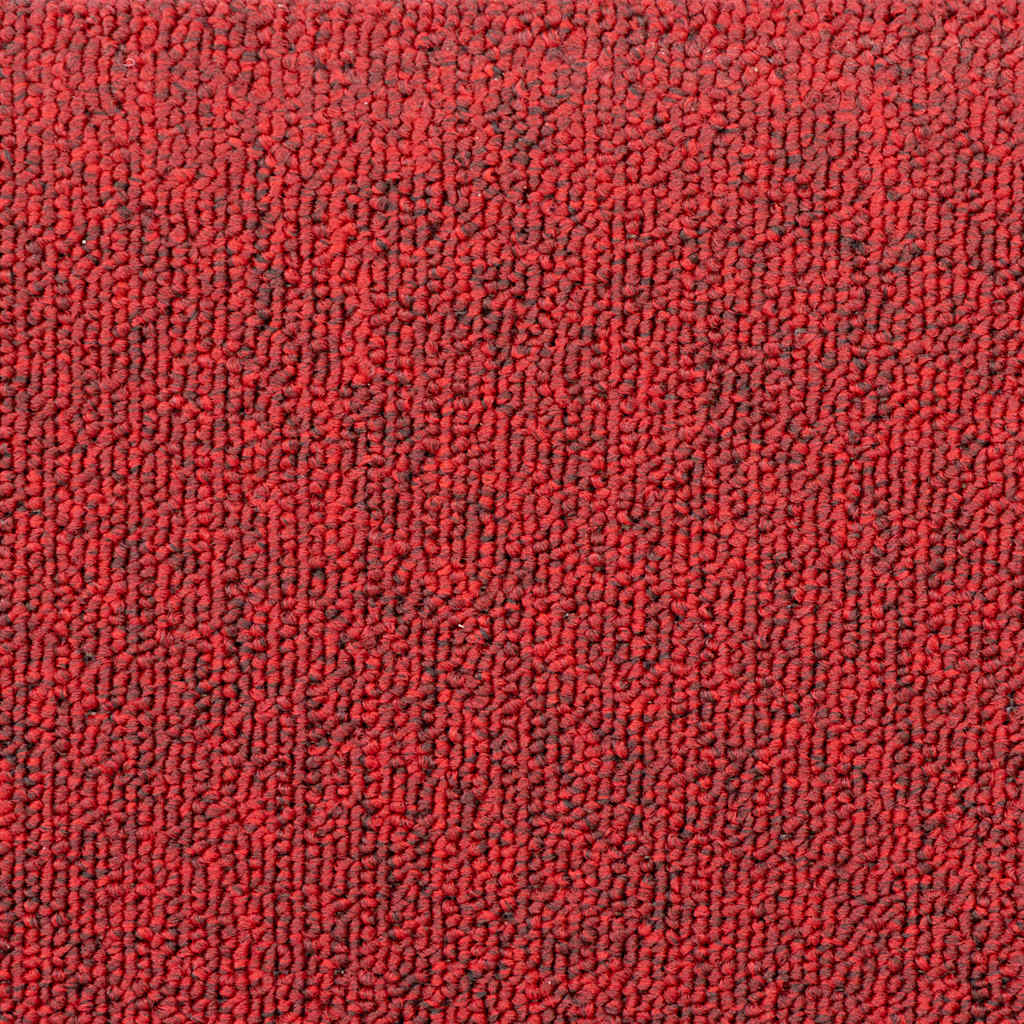 Prostirke za stepenice 30 kom 65x24x4 cm crvene poluokrugle velike