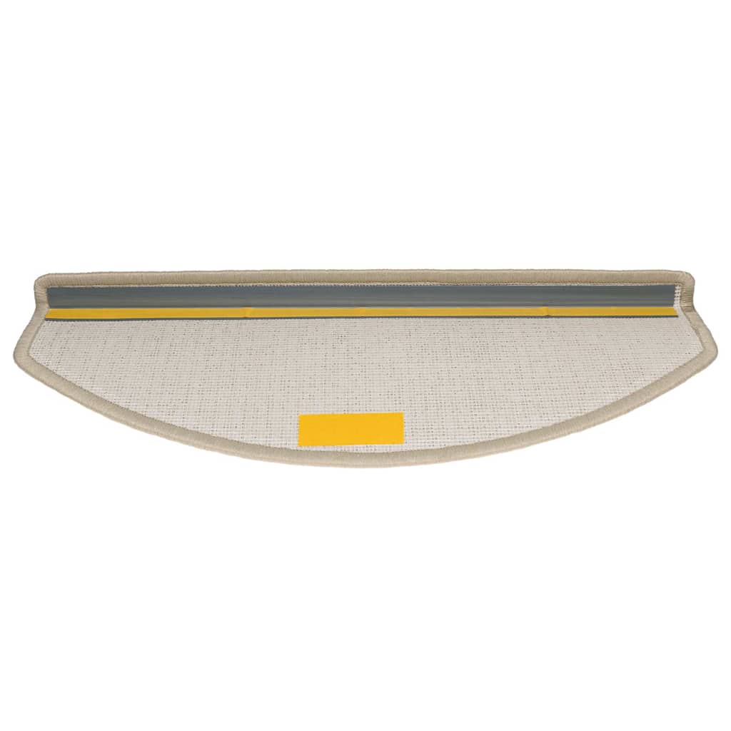 Prostirke za stepenice 30 kom 65x24x4 cm taupe poluokrugle velike
