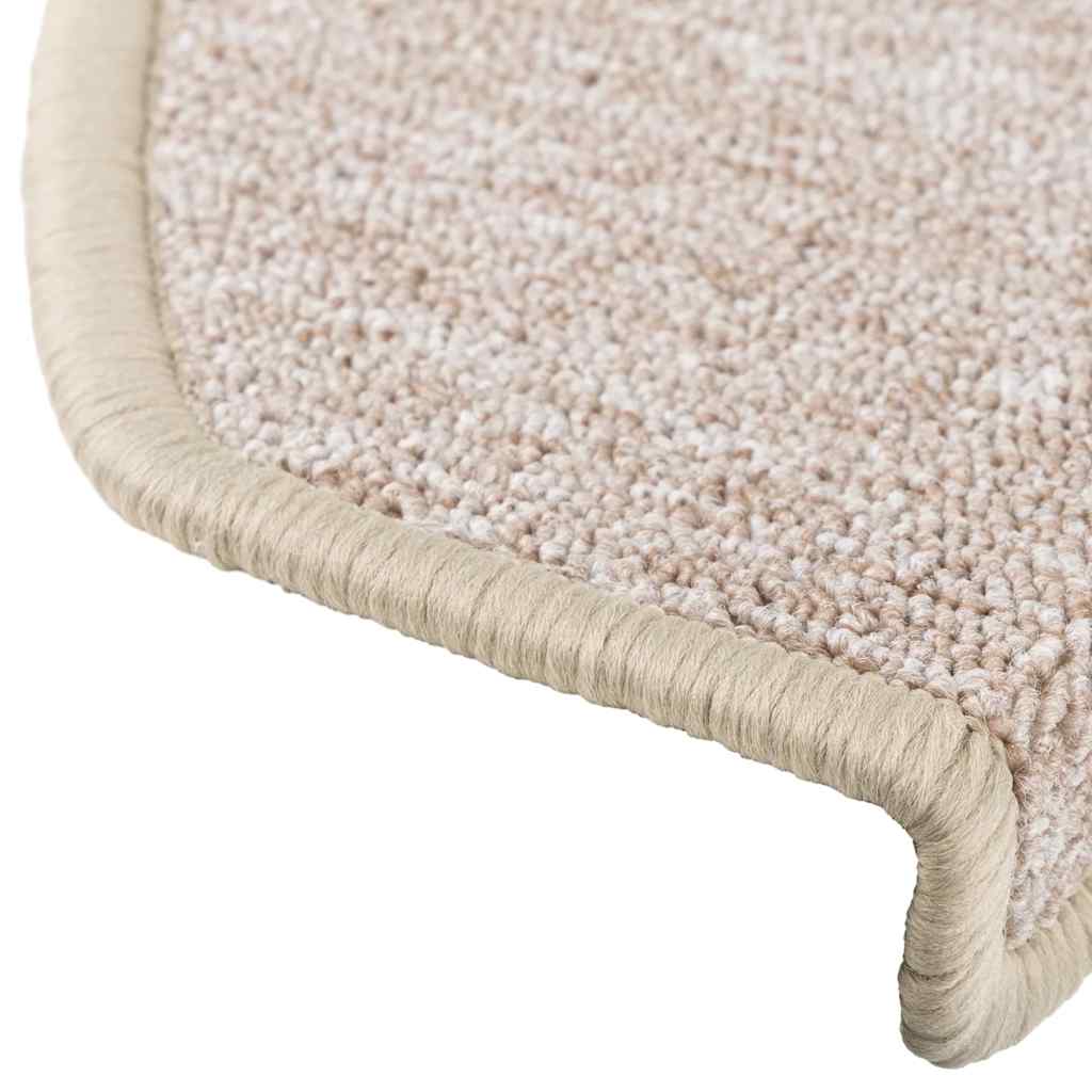 Prostirke za stepenice 30 kom 65x24x4 cm taupe poluokrugle velike