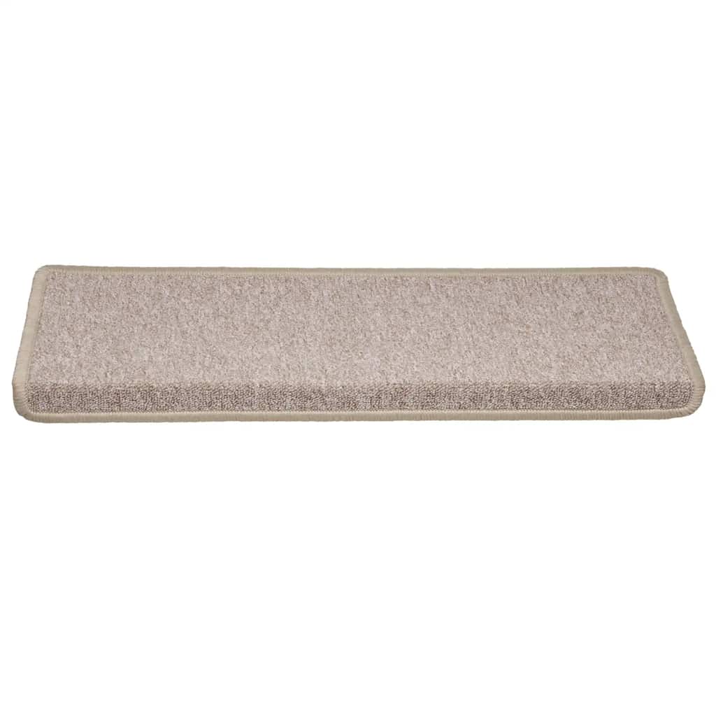 Prostirke za stepenice 30 kom 65x21x4 cm taupe pravokutni rub