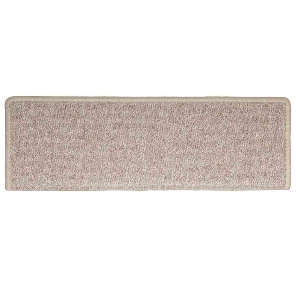 Prostirke za stepenice 30 kom 65x21x4 cm taupe pravokutni rub