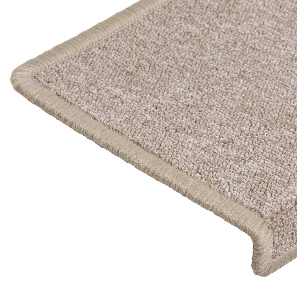 Prostirke za stepenice 30 kom 65x21x4 cm taupe pravokutni rub