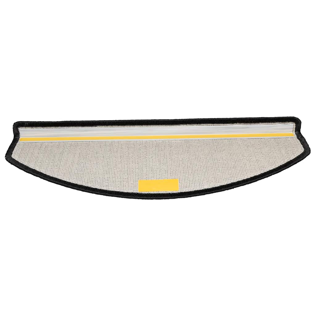 Prostirke za stepenice 20 kom 65x24x4 cm antracit poluokrugle velike