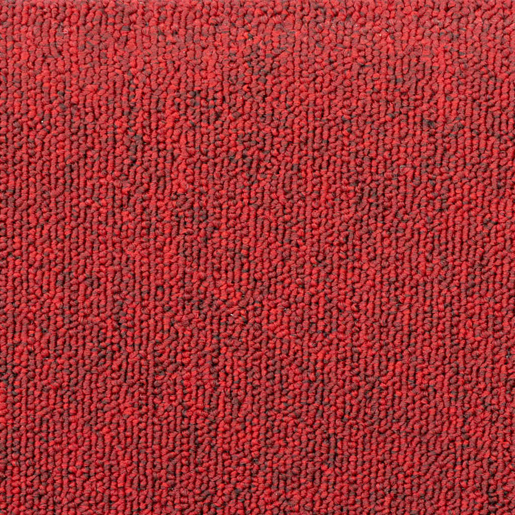 Prostirke za stepenice 20 kom 65x24x4 cm crvene poluokrugle velike
