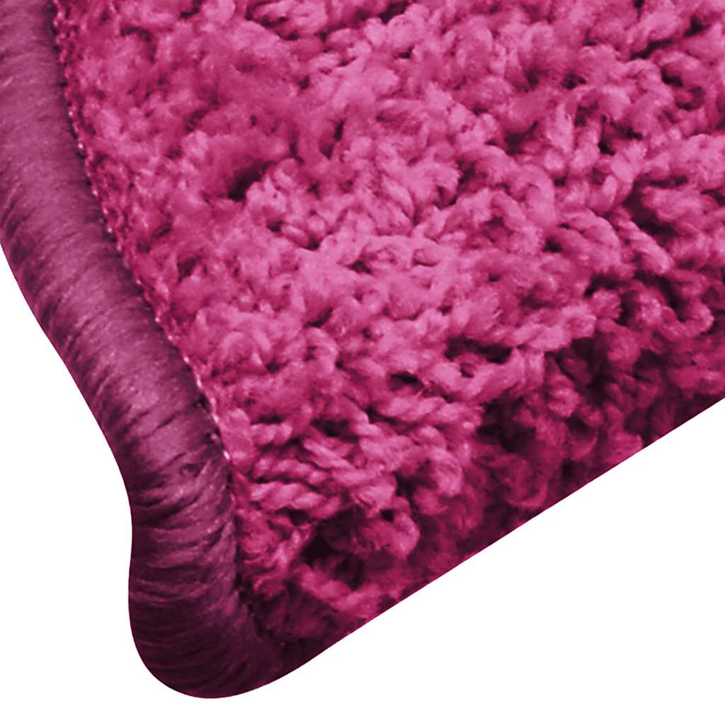 Prostirke za stepenice 30 kom 56x17x3 cm ružičaste poluokrugle