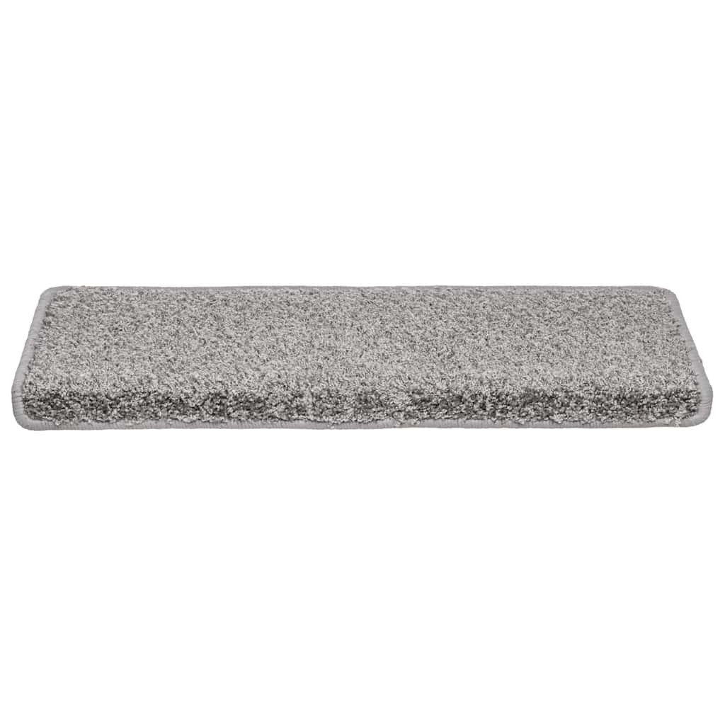 Prostirke za stepenice 30 kom 65x21x4 cm sive pravokutne rubove