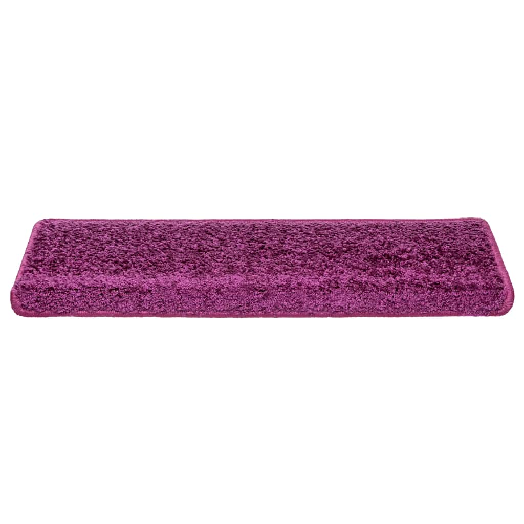 Prostirke za stepenice 30 kom 65x21x4 cm ljubičaste pravokutne rubove