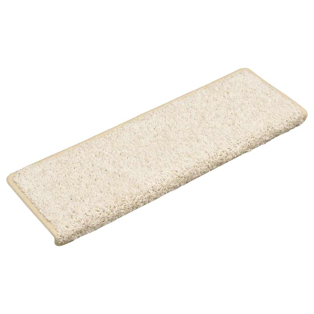 Prostirke za stepenice 30 kom 65x21x4 cm bijele pravokutne rubove