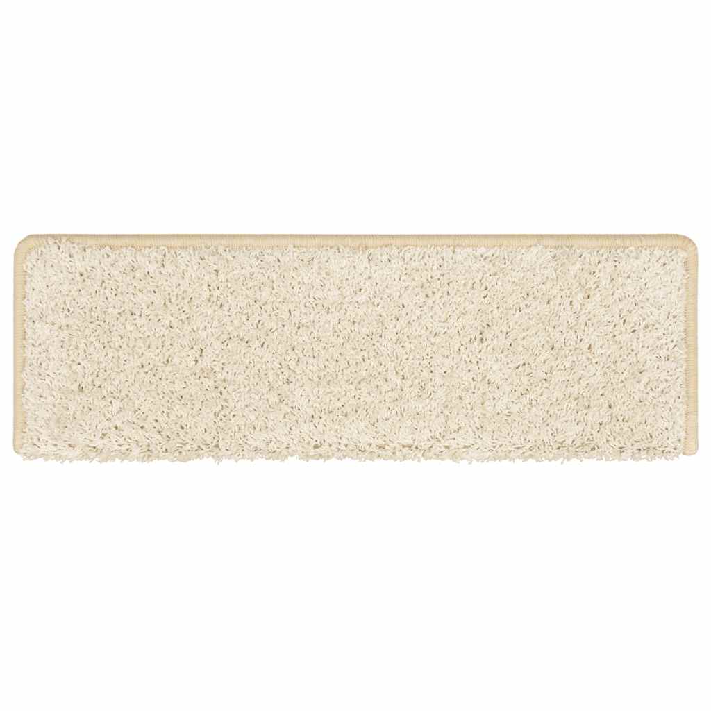 Prostirke za stepenice 30 kom 65x21x4 cm bijele pravokutne rubove
