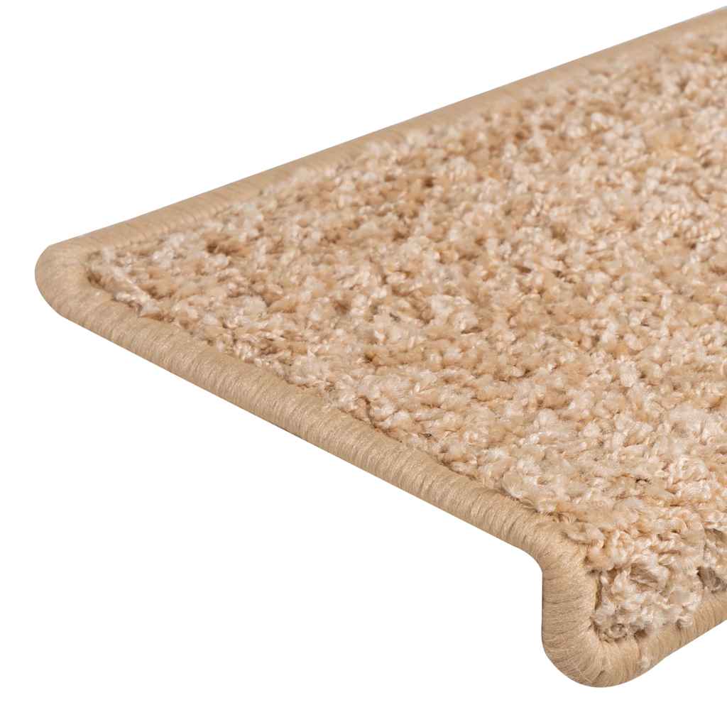 Prostirke za stepenice 30 kom 65x21x4 cm zlatne pravokutne rubove