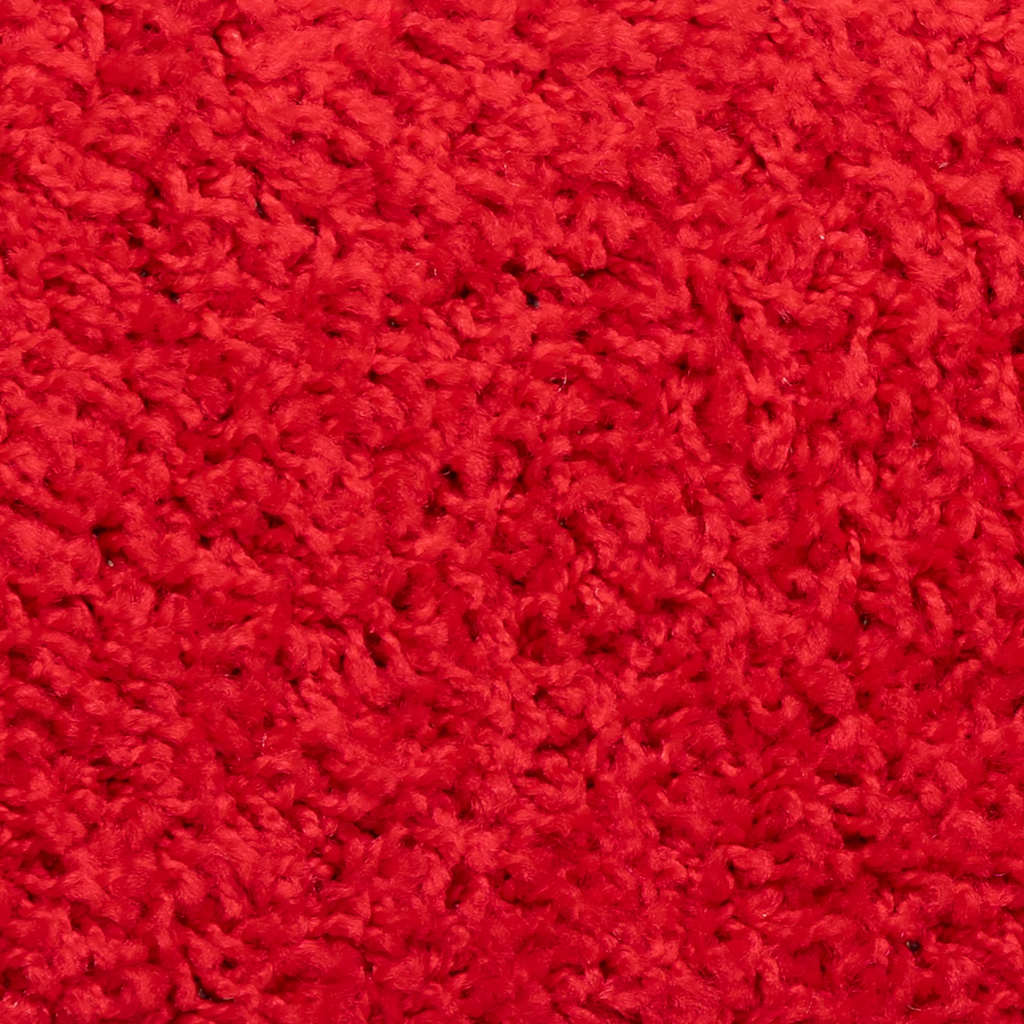 Prostirke za stepenice 20 kom 56x17x3 cm crvene poluokrugle
