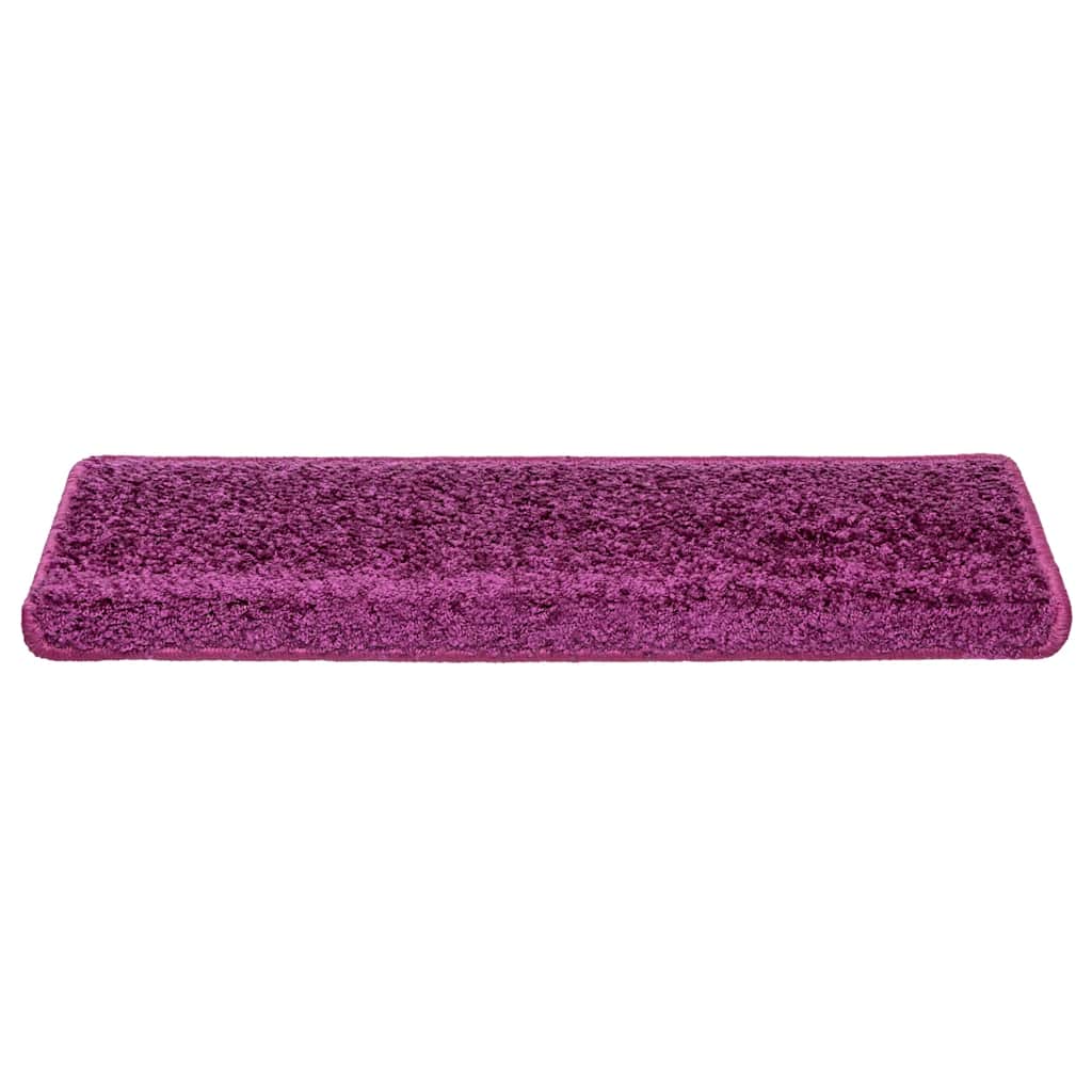 Prostirke za stepenice 20 kom 65x21x4 cm ljubičaste pravokutne rubove
