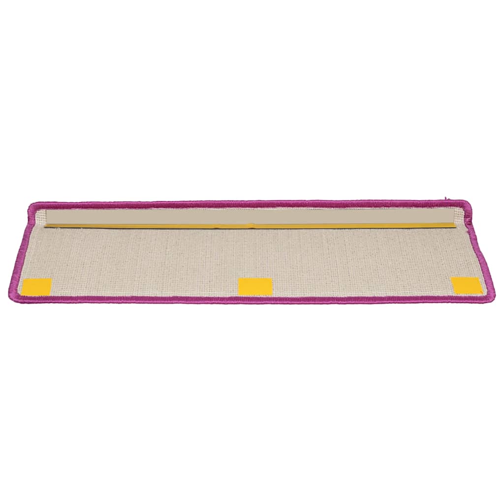 Prostirke za stepenice 20 kom 65x21x4 cm ljubičaste pravokutne rubove