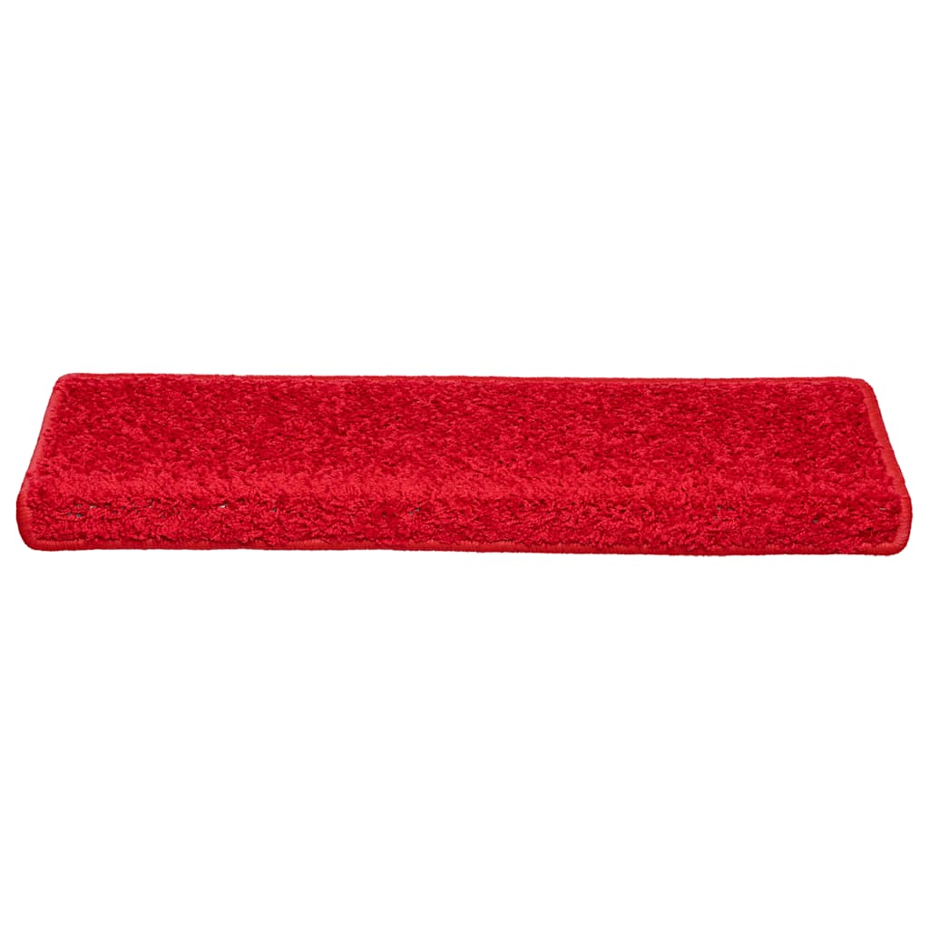 Prostirke za stepenice 20 kom 65x21x4 cm crvene pravokutne rubove