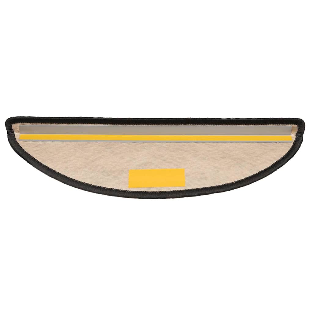 Samoljepljivi otirači za stepenice 30 kom 56x17x3 cm antracit