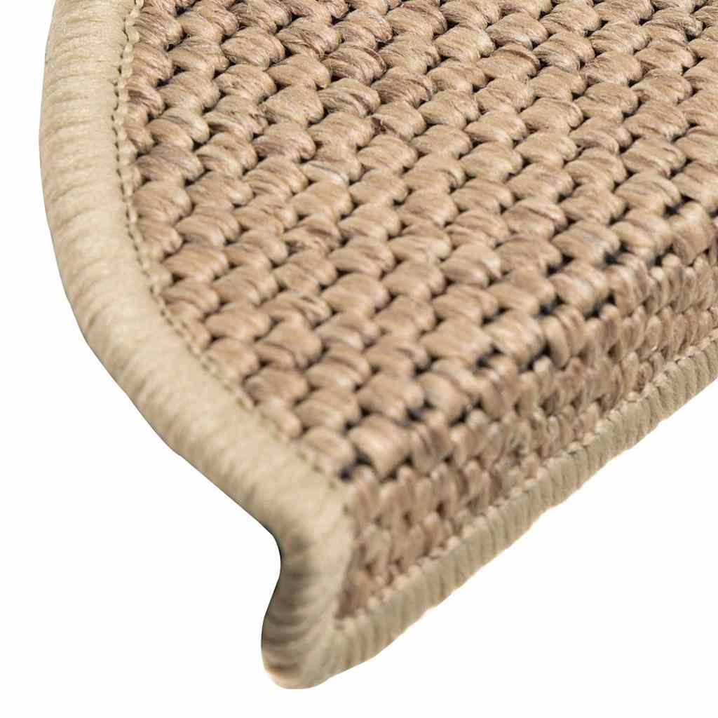 Samoljepljivi otirači za stepenice 30kom 56x17x3cm boja pijeska