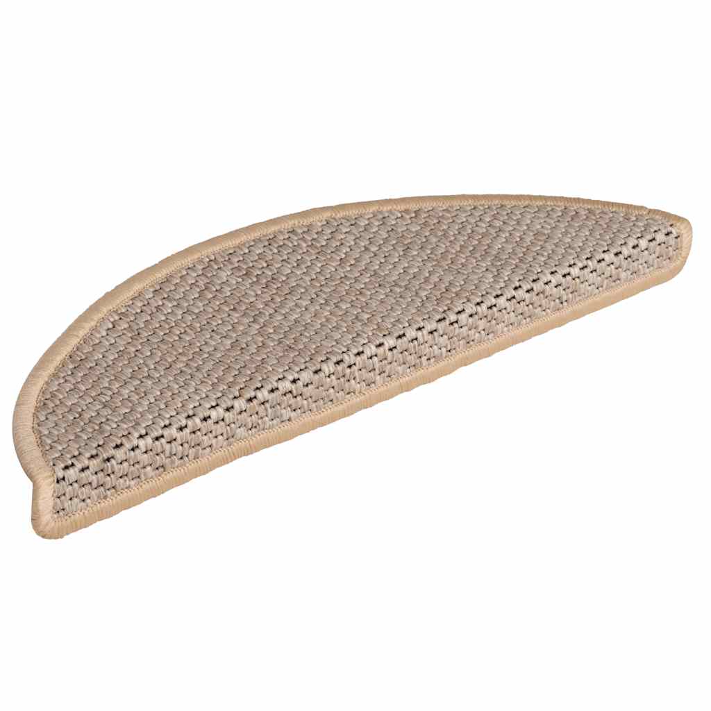 Samoljepljivi otirači za stepenice 30 kom 56x17x3 cm svjetlobež