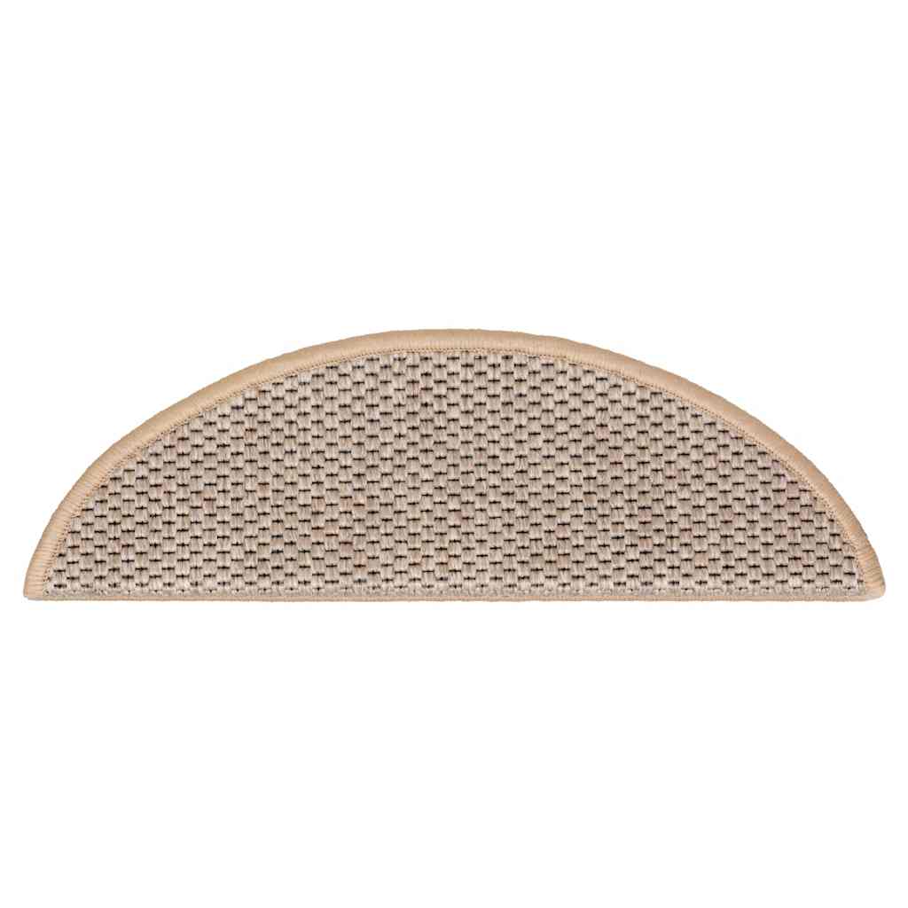 Samoljepljivi otirači za stepenice 30 kom 56x17x3 cm svjetlobež