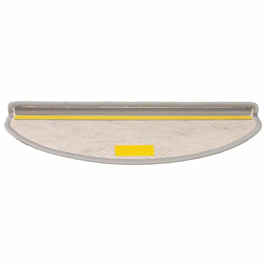 Samoljepljivi otirači za stepenice 30 kom 65x21x4 cm srebrni