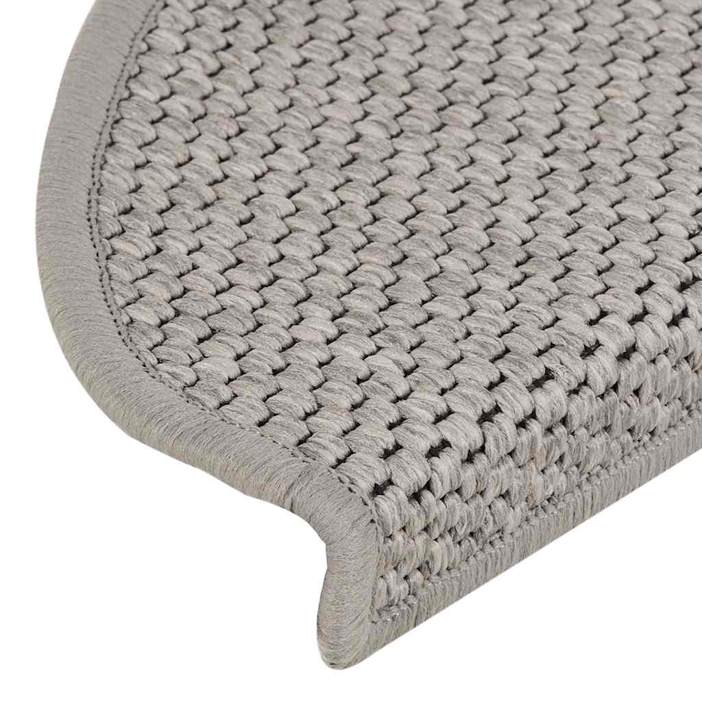 Samoljepljivi otirači za stepenice 30 kom 65x21x4 cm srebrni