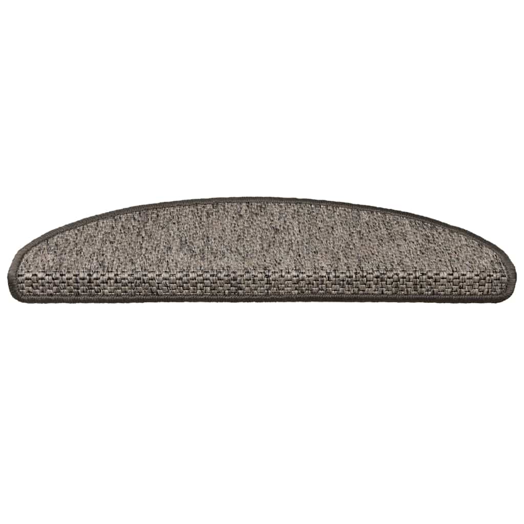 Samoljepljivi otirači za stepenice 30 kom 65x21x4 cm sivi/bež