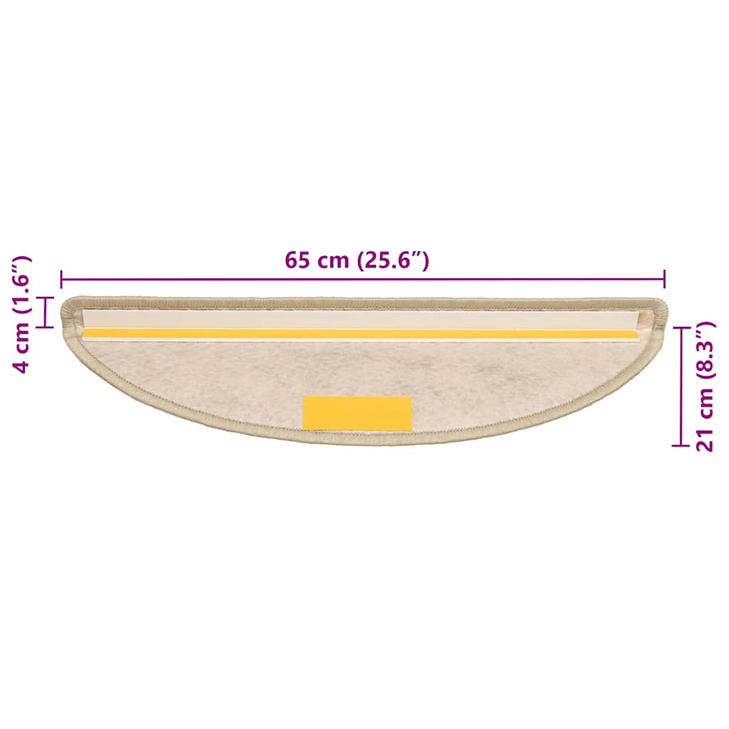 Samoljepljivi otirači za stube 30 kom 65x21x4 cm svjetlozeleni