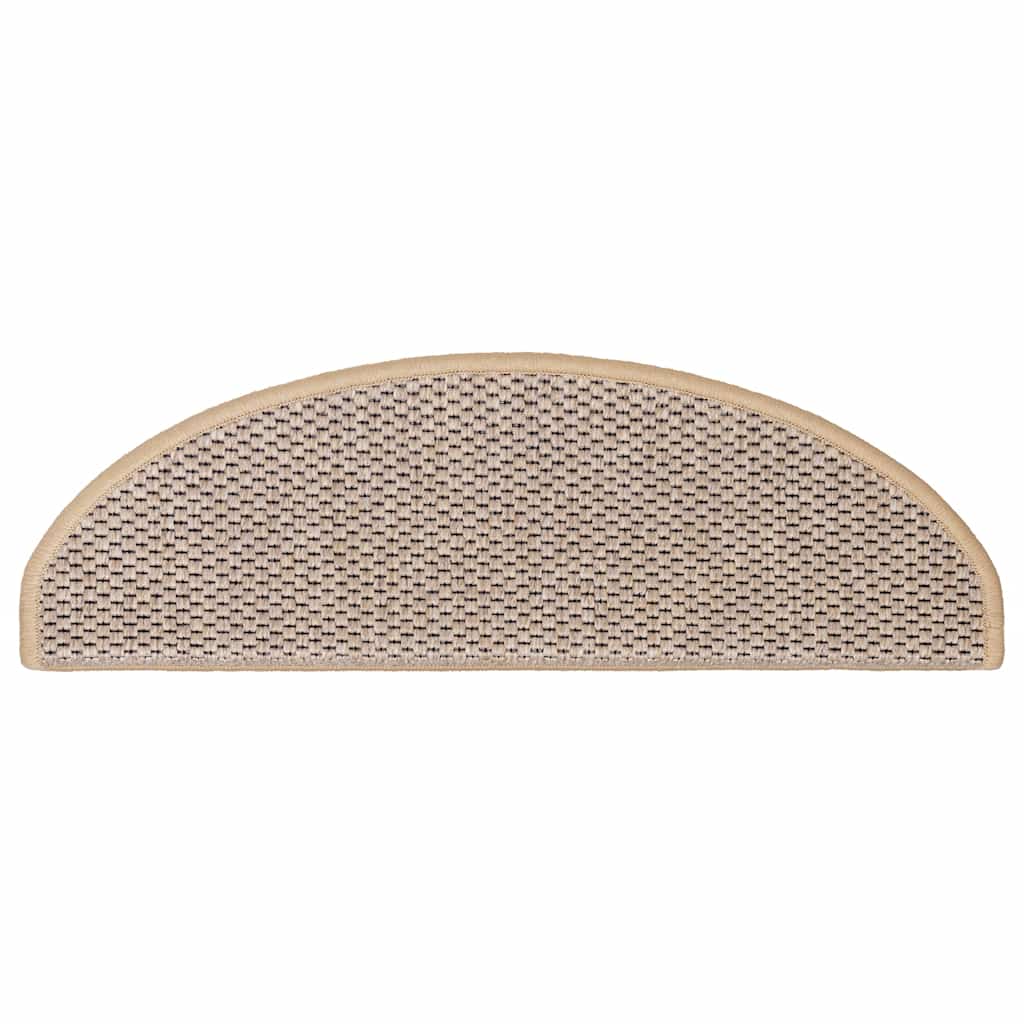 Samoljepljivi otirači za stepenice 30 kom 65x21x4 cm svjetlobež