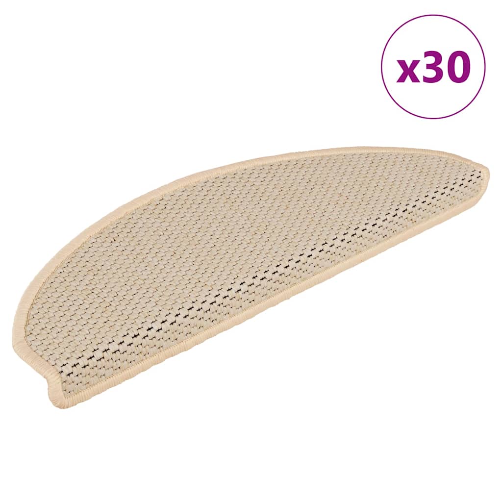 Samoljepljivi otirači za stepenice 30 kom 65x21x4 cm berberski