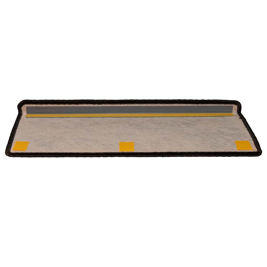 Samoljepljivi otirači za stepenice 30 kom 65x21x4 cm antracit