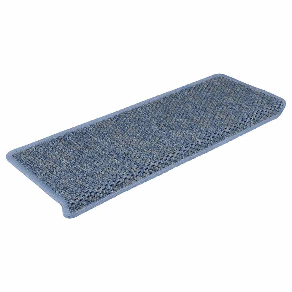 Samoljepljivi otirači za stepenice 30 kom 65x21x4 cm plavi
