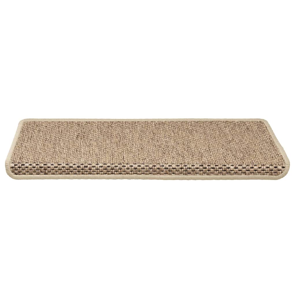 Samoljepljivi otirači za stepenice 30kom 65x21x4cm boja pijeska