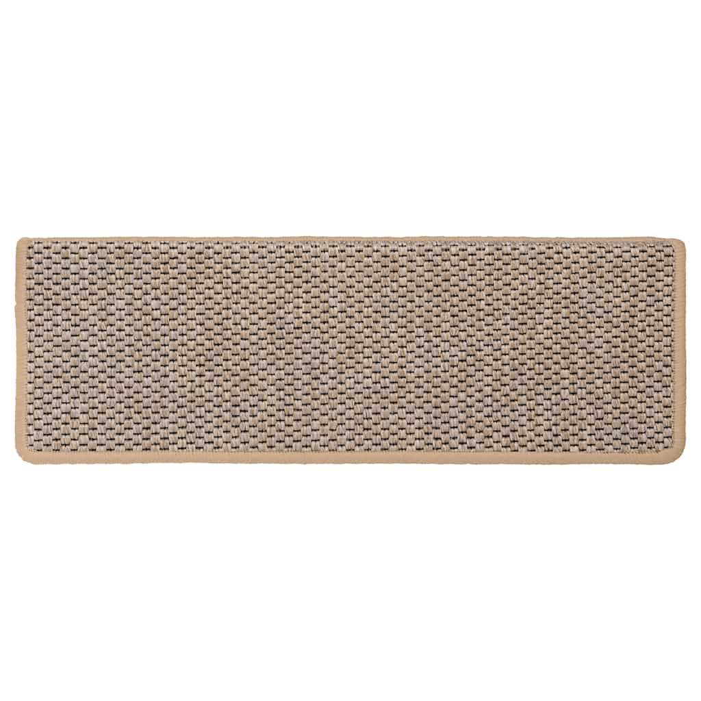 Samoljepljivi otirači za stepenice 30 kom 65x21x4 cm svjetlobež