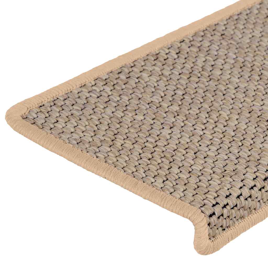 Samoljepljivi otirači za stepenice 30 kom 65x21x4 cm svjetlobež