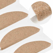 Prostirke za stepenice samoljepljive 30 kom bež 56x17x3 cm