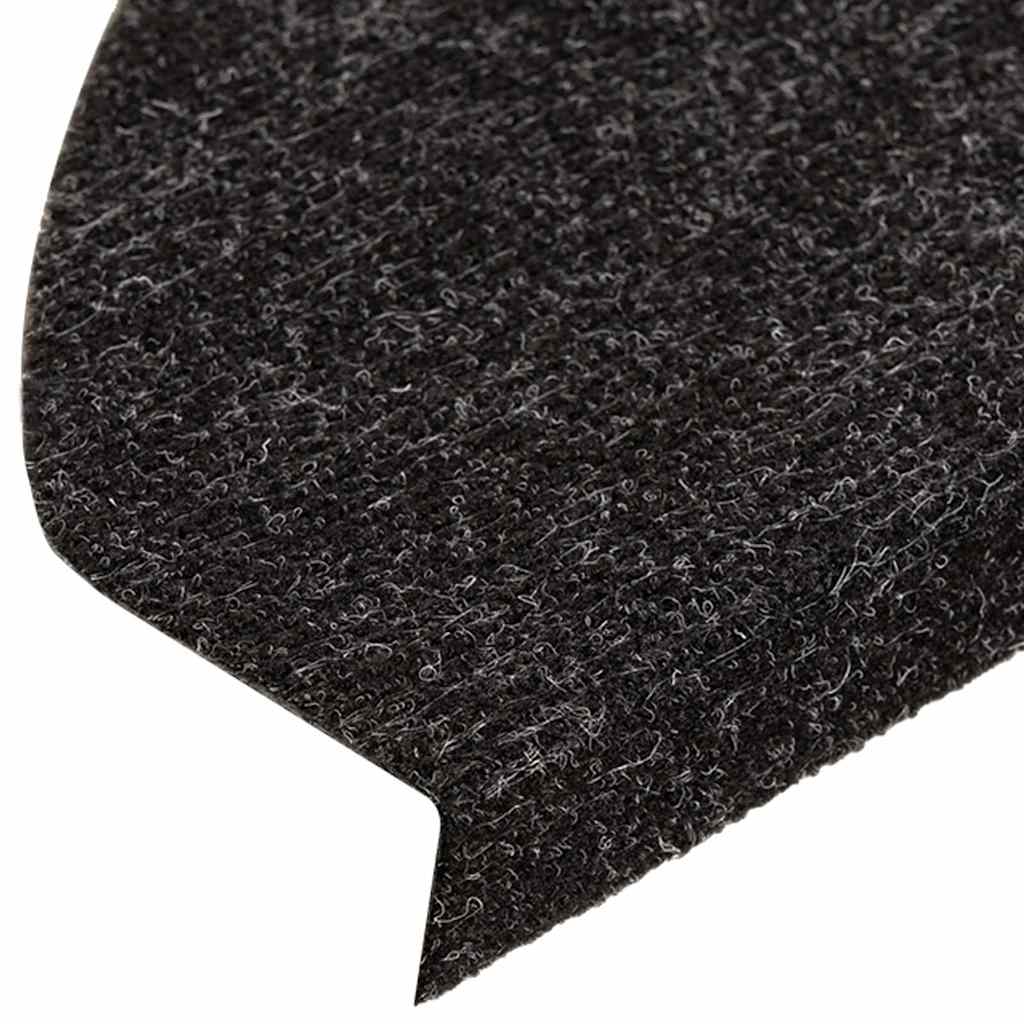 Samoljepljivi otirači za stepenice 20kom antracit 65x22,5x3,5cm