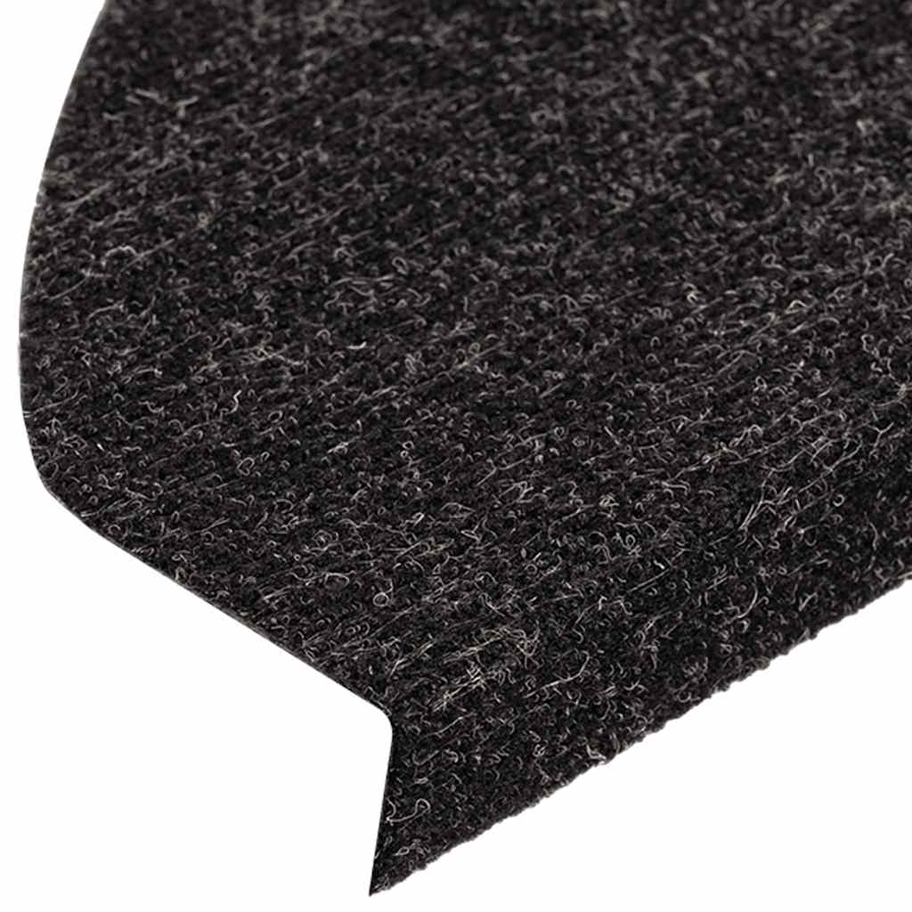 Samoljepljivi otirači za stepenice 30kom antracit 65x22,5x3,5cm