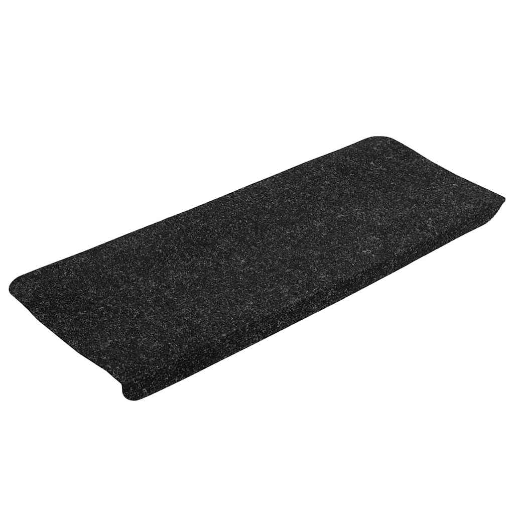 Samoljepljivi otirači za stepenice 30kom antracit 65x24,5x3,5cm