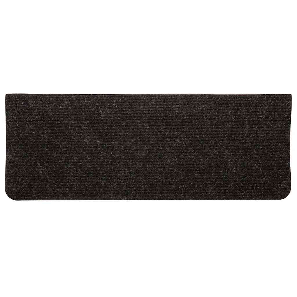 Samoljepljivi otirači za stepenice 30kom antracit 65x24,5x3,5cm