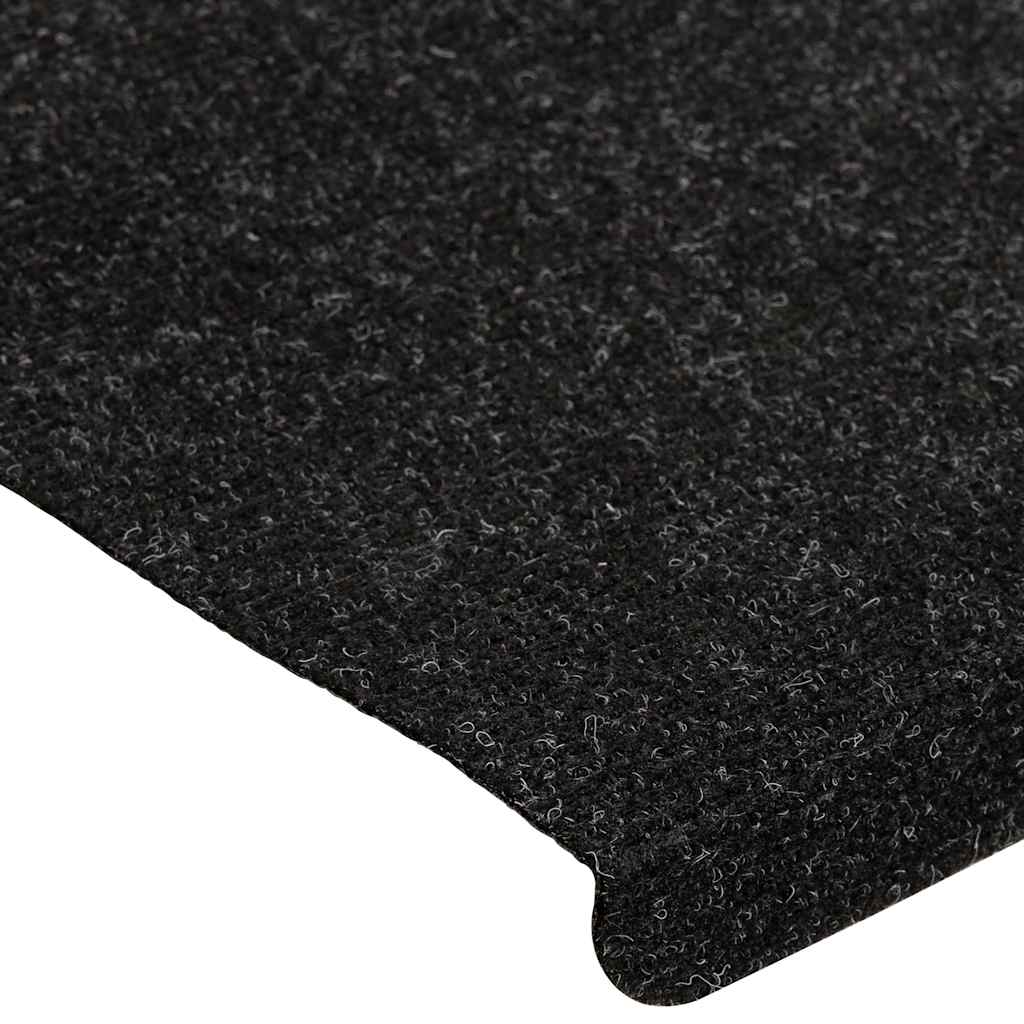 Samoljepljivi otirači za stepenice 30kom antracit 65x24,5x3,5cm
