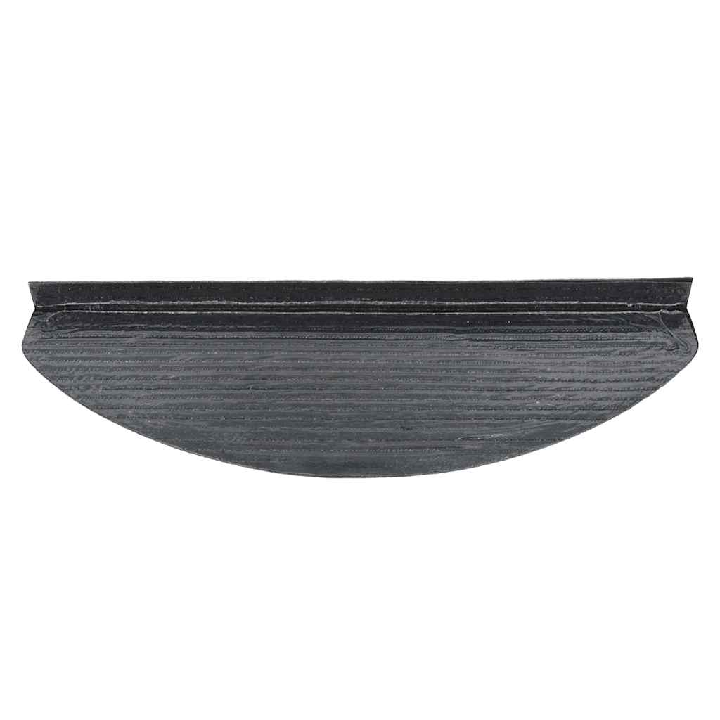 Samoljepljivi otirači za stepenice 30 kom crni 65x22,5x3,5 cm