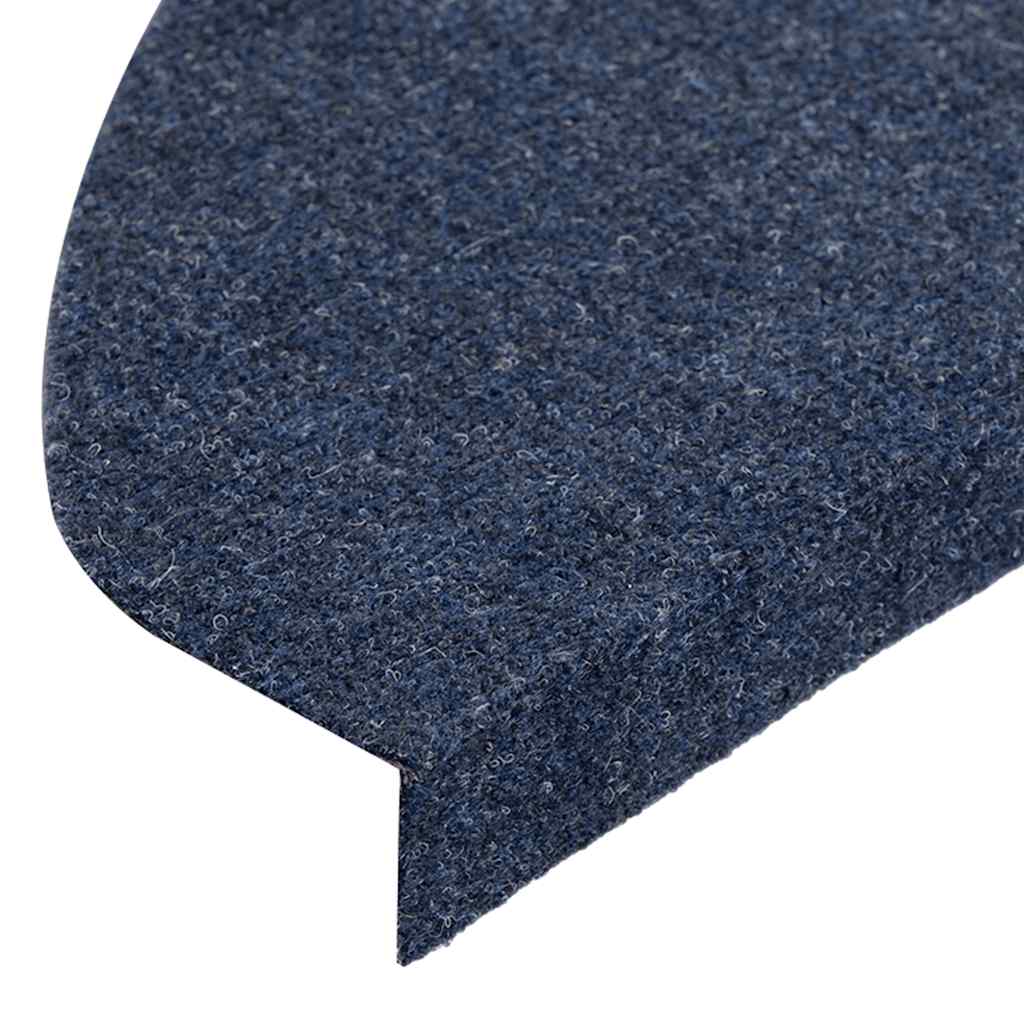 Samoljepljivi otirači za stepenice 30 kom plavi 65x22,5x3,5 cm