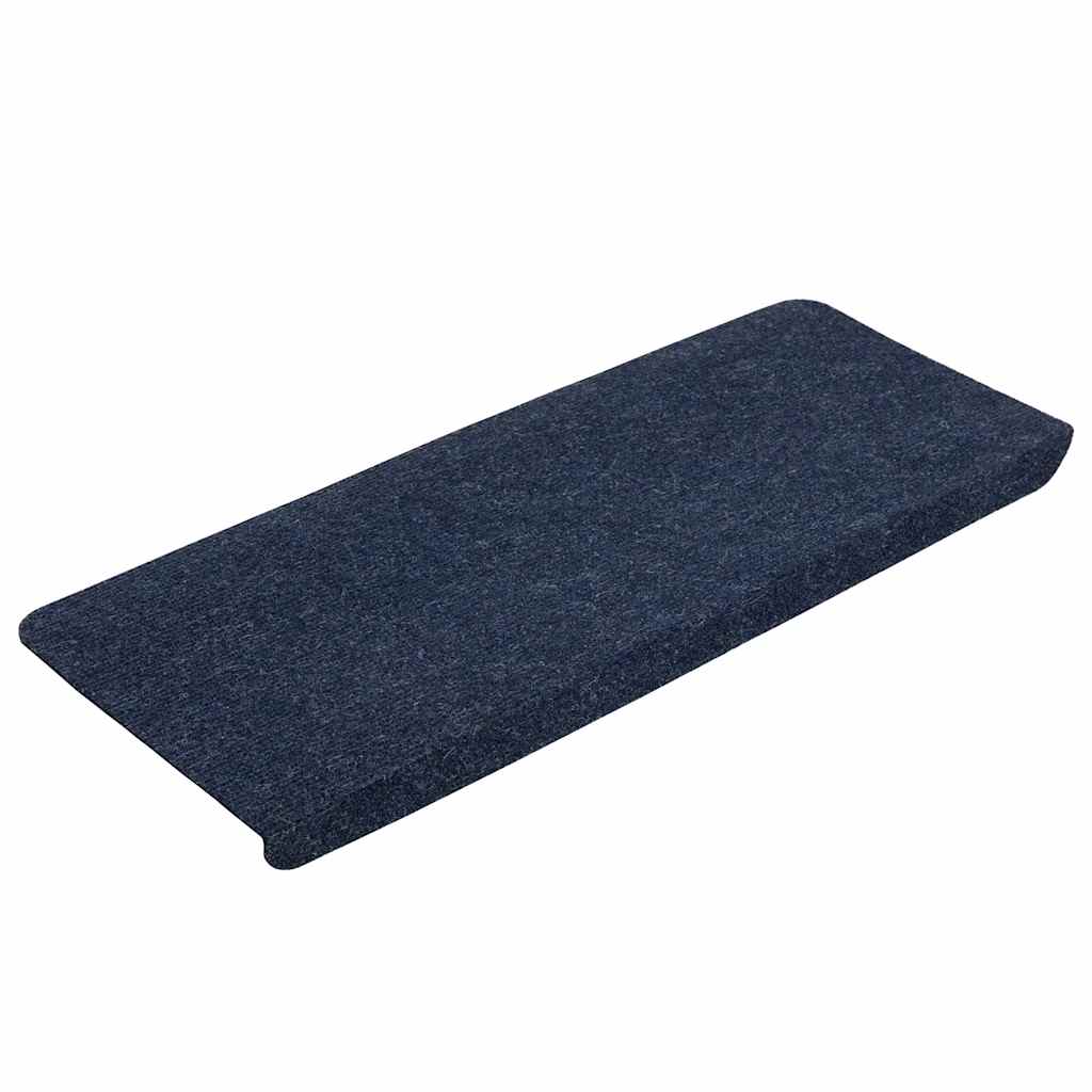 Samoljepljivi otirači za stepenice 30 kom plavi 65x24,5x3,5 cm