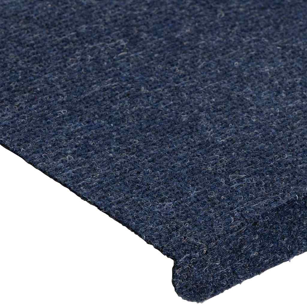 Samoljepljivi otirači za stepenice 30 kom plavi 65x24,5x3,5 cm
