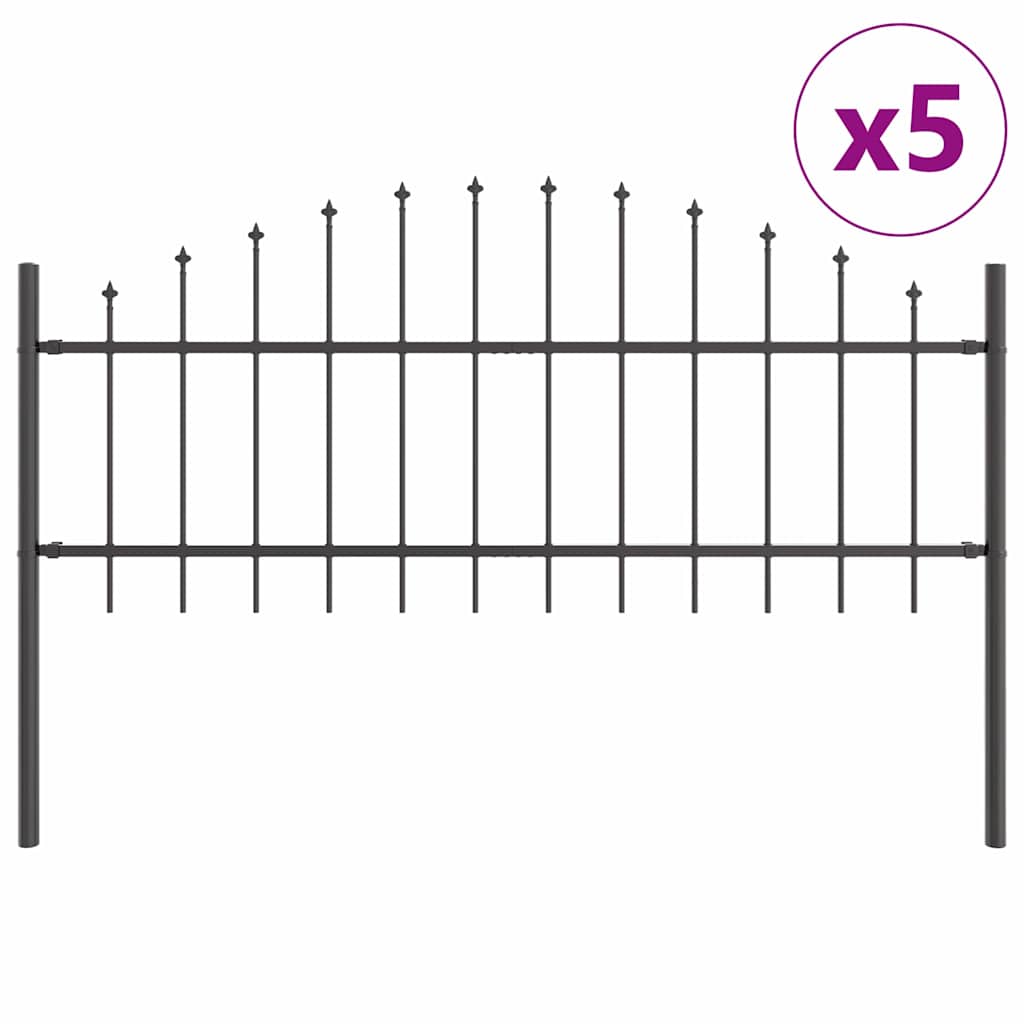 Vrtna Ograda Woerden 5 pcs Siva