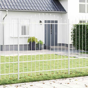 Vrtna Ograda 3 pcs Bijelo 170 x 215 cm Čelik s prahom premazan