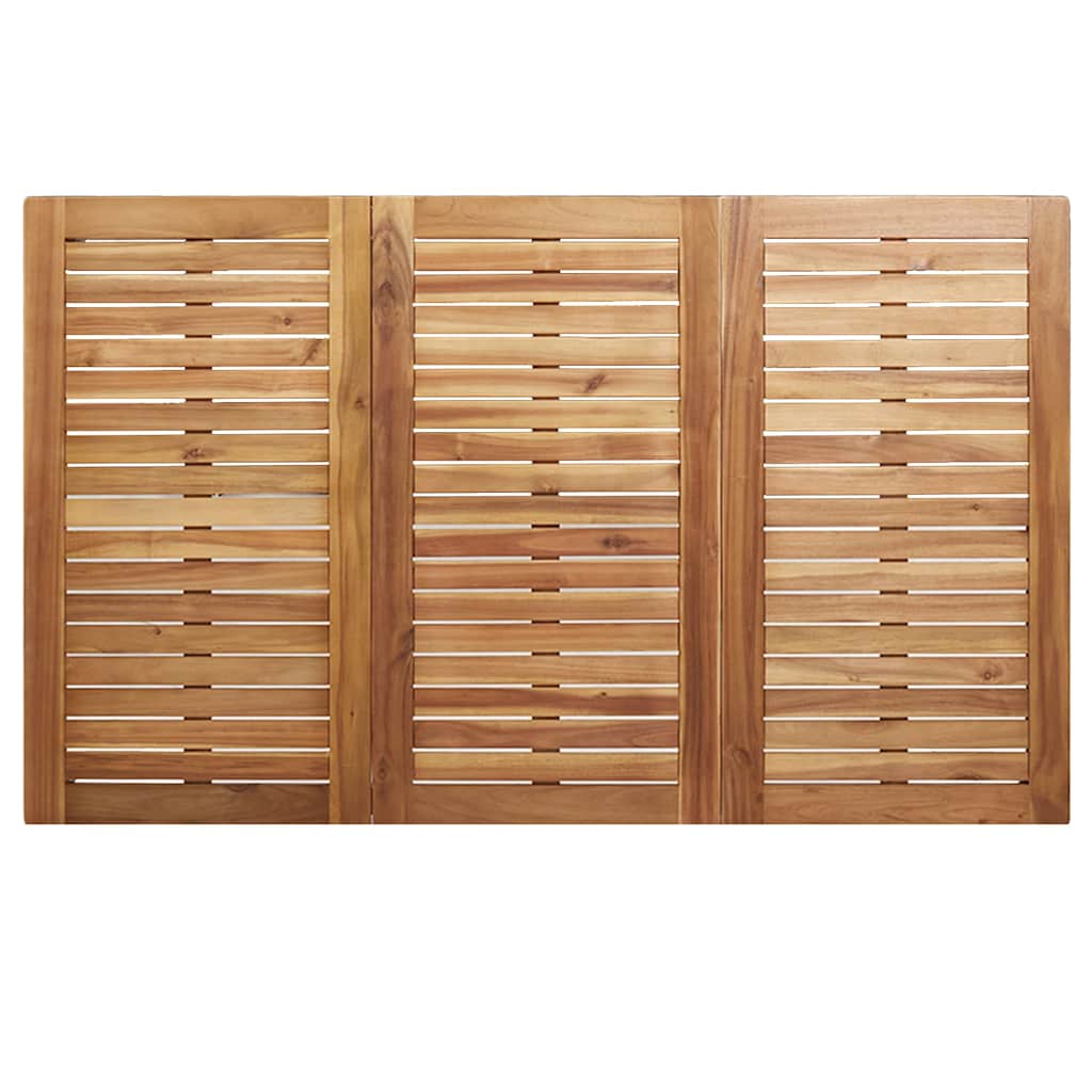 Vanjski set za objedovanje 7 pcs Smeđa Čvrsto drvo akacije